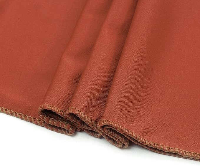 VDS Pack of 250 PCS | Terracotta | Spandex Chair Sashes Bows Without Buckle | Stretch Elastic Banquet Universal Folding Chair Band Tie with for Wedding Party Conference Celebration Event Decoration