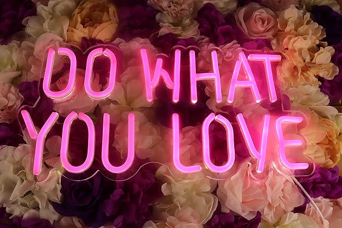 Lighted Neon Sign Wall Light, USB Powered Acrylic LED Decor, 15.6 Inch