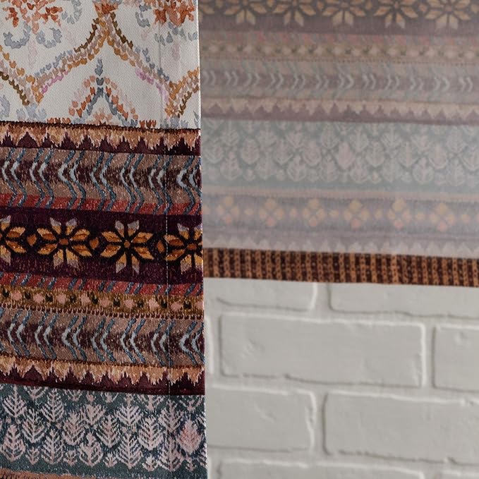 Maison d' Hermine Table Runner 100% Cotton Single Layer Table Runners 108 inches Long for Thanksgiving Christmas Decorations Home Kitchen Dining Party Wedding (Fair Isle, 14.5" x 108")
