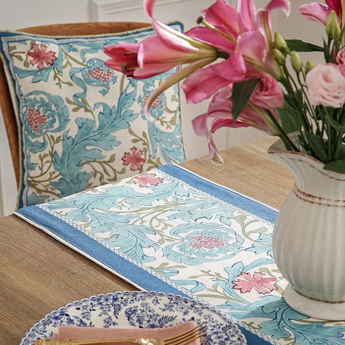 patdrea Linen Leopard Animal Table Runner Farmhouse for Home Kitchen Dining Decor Parties Family Dinners Christmas 12 x 87