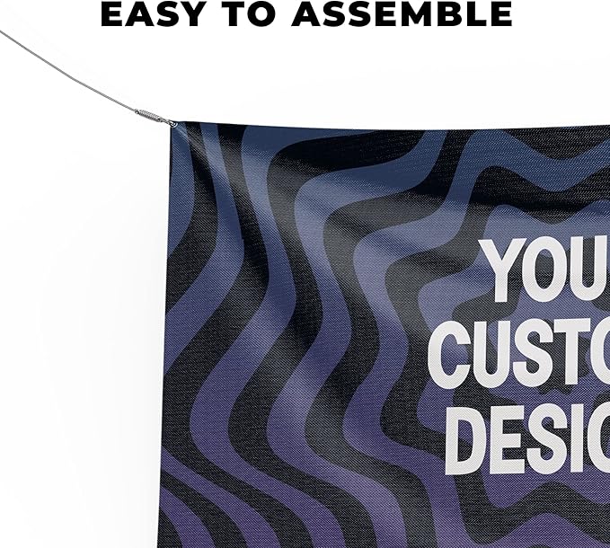 Custom Banner Large By Dreamcontroller | Personalize Polyester Wall Hanging Banner Sign For Outdoor With Image Text Logo For Business Birthday Graduation Event | Made In Usa | Hd Print
