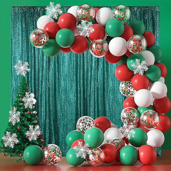 Backdrop Curtain Hunter Sequin Mesh, 2 FT x 8 FT, Pack of 4