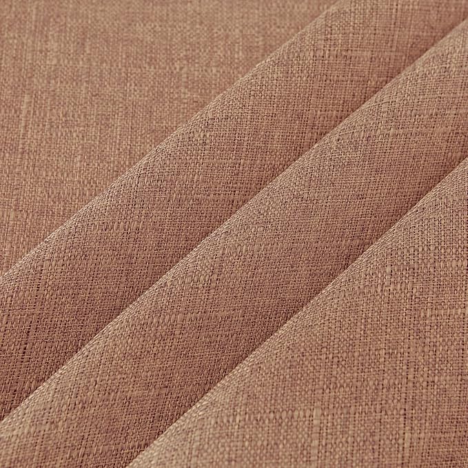NLMUVW Rectangle Linen Tablecloth 6ft, Mocha Table Cloth Farmhouse Rustic Water Resistant Textured Table Cover for Kitchen Dining Coffee, 54 X 78 Inch