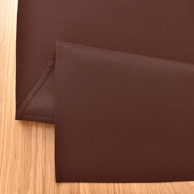 Farmhouse Chocolate Table Runner Small Short Table Runners 36 Inches Coffee Table Runner for Dresser Living Room Bedroom Holiday Party Banquet 12X36 Inch