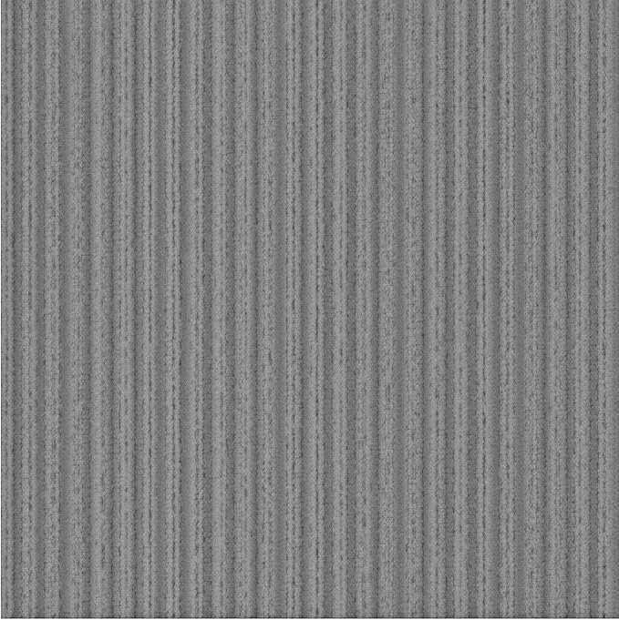 Ottomanson 2' x 10' Hallway Runner with Scraper Pile Extra Durable Non-Slip Rug Mat for Indoor & Outdoor Use - Ideal for Kitchen, Entryway, Patio & Garage - High-Traffic Carpet, Gray