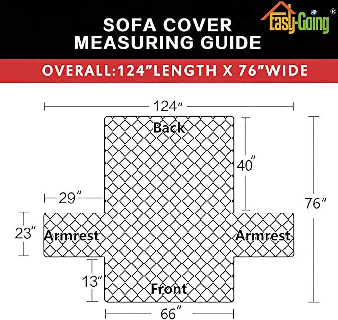 Sofa Slipcovers – Reversible Quilted Microfiber, Red and Ivory