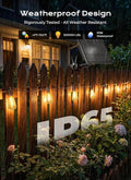 String Lights, 202 Ft Solar Strand with 65 Shatterproof LED Bulbs