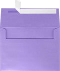LUXPaper A7 Invitation Envelopes | Peel & Press | 5 1/4" x 7 1/4" | Amethyst Metallic | 80lb. Text | 250 Qty