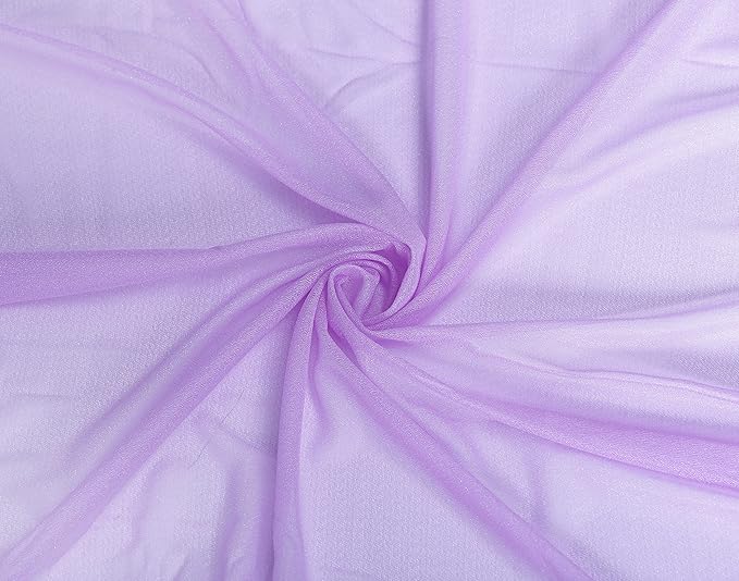 MDS Halloween Chiffon Table Runner - 25 Pack, 29 x 170 Inches, 14ft Each - Sheer Spooky Table Runners for Haunted House Parties, Trick-or-Treat Tables, Witchy Décor, Wedding & Events - Orchid