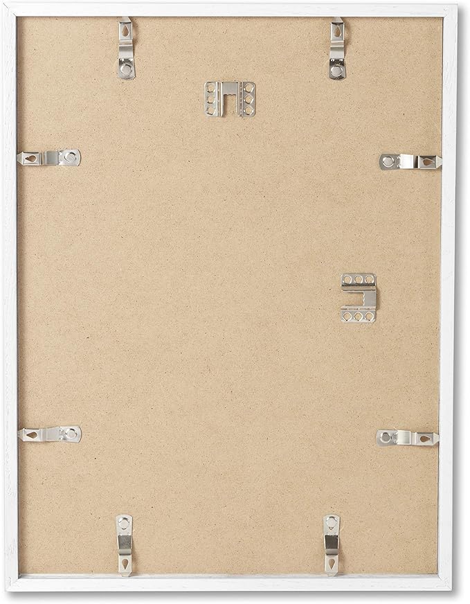 Opposite Wall - 22x28 in - White Solid Oak Wood Picture Frame - Lightweight, Versatile & Shatterproof - Wall Hanging Poster or Photo Frame - Wall Decor for Office, Gallery & Home