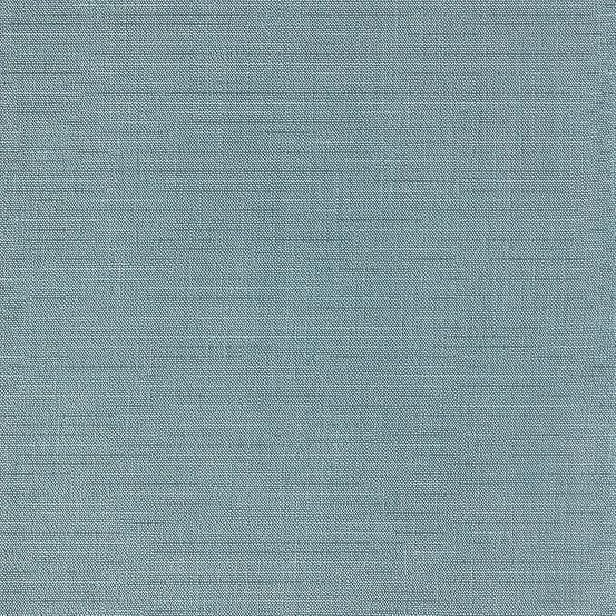 ZeeMart Linen Textured Border Table Runner, 14 x 72 Inch Blue, Farmhouse Style Dusty Blue Table Runners 72 Inches Long, Easy Care Everyday Polyester Table Runner