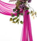 Backdrop Panel, Magenta Sheer Chiffon, 30 Inch x 40 Feet