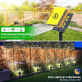 Solar Spotlights Outdoor White 6000K IP65 Waterproof 150 Lumen