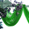 Backgrounds Sheer Chiffon Drape Fabric, 2 Panels, 30 in x 100 ft, Green