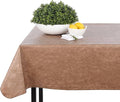 Vinyl Rectangle Tablecloth in White, 6.0 Gauge, 60 x 120 Inch