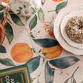 Patdrea Designer Small Round Table Cloth – Linen