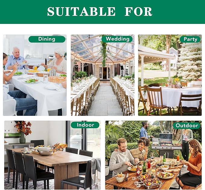 Biscaynebay Textured Fabric Round Tablecloths 70", Navy Water Resistant Table Cloth Circle Folding Table Covers for Dining, Kitchen, Wedding, Parties etc Machine Washable