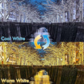 ⇋ Cool White 200LED Fairy Lights Plug, 66Ft – Warm White