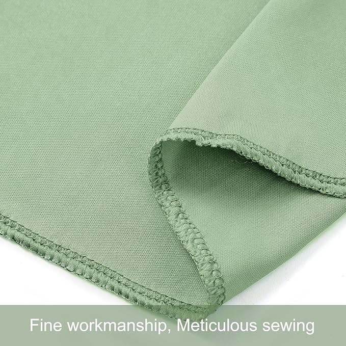 Backdrop Curtain Set, Sage Green, 10 Panels, Wrinkle-Free Fabric
