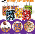 Gift Bags: 24 Count Halloween Paper Treat Bags with Handles, 6 Designs