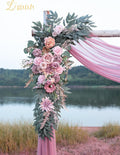 Artificial Silk Flower Swag, Dust Pink Wedding Arch Decor, 40 Inch