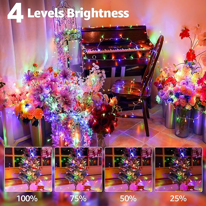 String Lights 328 Ft 1000 LED Multicolor with Remote Control