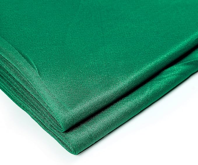 Backdrop Fabric, Emerald Sheer Chiffon Drape, 30 In x 40 Ft Panel