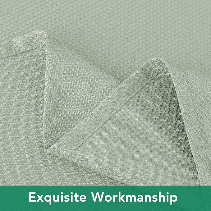 Biscaynebay Tablecloth for Rectangle Tables-70x120 Inch Sage Outdoor Picnic Table Cover-Rectangular Folding Reusable Table Cloths Water Resistant for Kitchen Camping Dining Room Patio Banquet Party