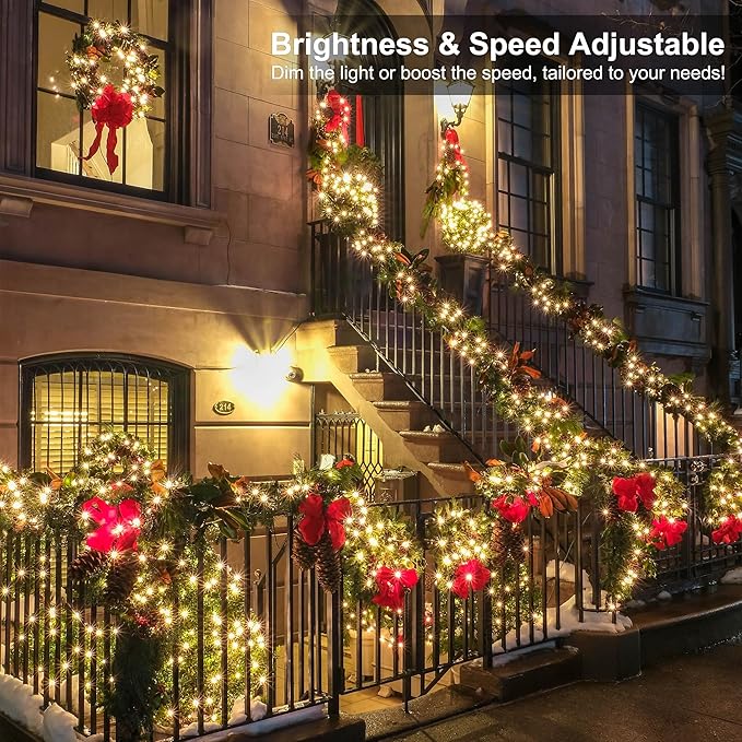 Indoor String Lights, 98.5 FT 300 LED Color Changing RGBW with Remote