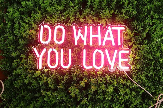 Lighted Neon Sign Wall Light, USB Powered Acrylic LED Decor, 15.6 Inch