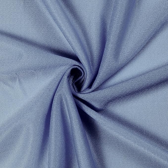 Fabric Sheer Chiffon Panels, Dusty Blue, 30 In x 20 Ft, 4 Pack