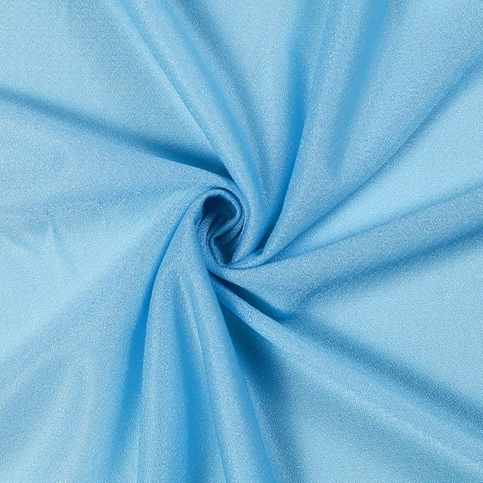 Backdrop Fabric Panels, Turquoise Sheer Chiffon, 2 Pack 30 in x 100 ft