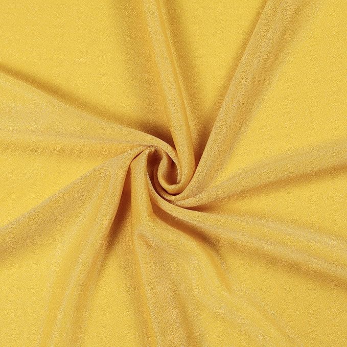 Backdrop Fabric Panels, Gold Sheer Chiffon, 2 Pack, 30 x 40 Ft