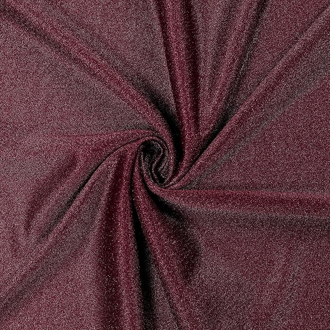Burgundy Sheer Chiffon Backdrop Fabric, 2 Panels, 30 In x 50 Ft