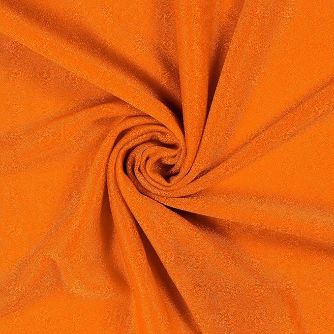 Backdrop Fabric Panel, Orange Sheer Chiffon, 30 in x 50 ft