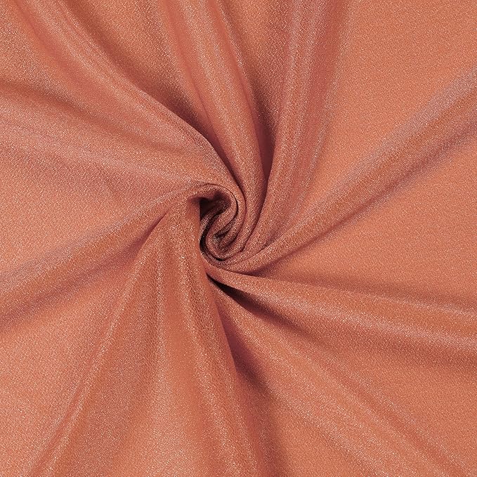 Backdrop Fabric Panel, Coral Peach Sheer Chiffon, 30 In x 40 Ft