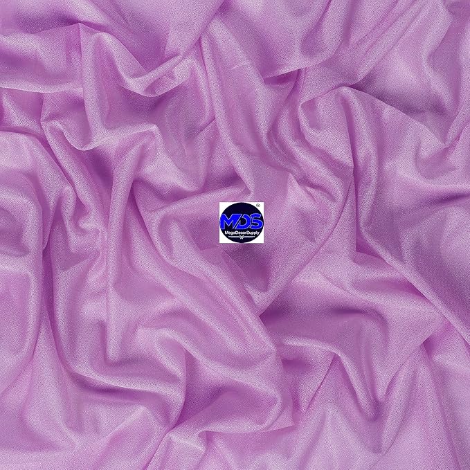 MDS Halloween Chiffon Draping Fabric - 1 Panel, 30" Wide x 20ft Long - Sheer Spooky Arbor & Canopy Drapery for Haunted House Backdrops, Party Ceilings, DIY Costumes & Themed Events - Orchid