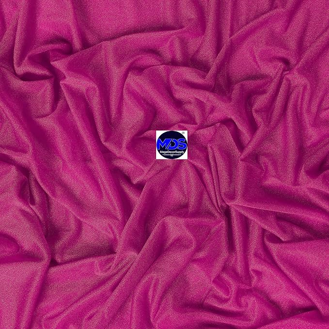 MDS Halloween Chiffon Draping Fabric - 2 Panel, 30" Wide x 20ft Long - Sheer Spooky Arbor & Canopy Drapery for Haunted House Backdrops, Party Ceilings, DIY Costumes & Themed Events - Magenta